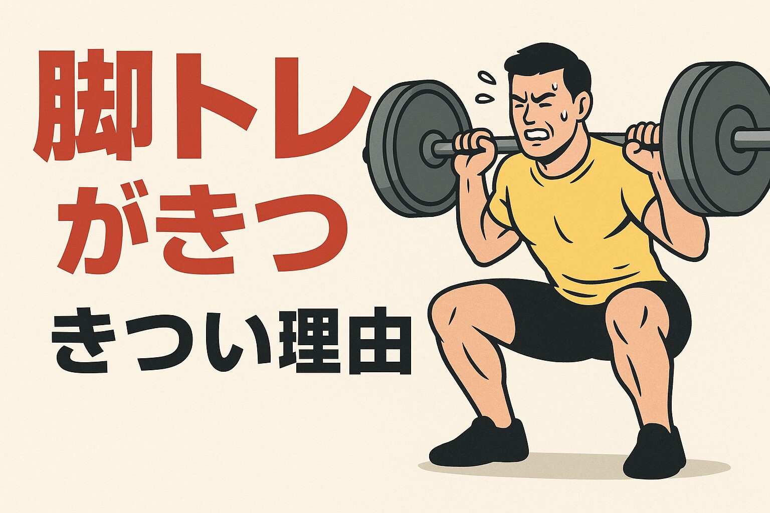 脚トレ　きつい