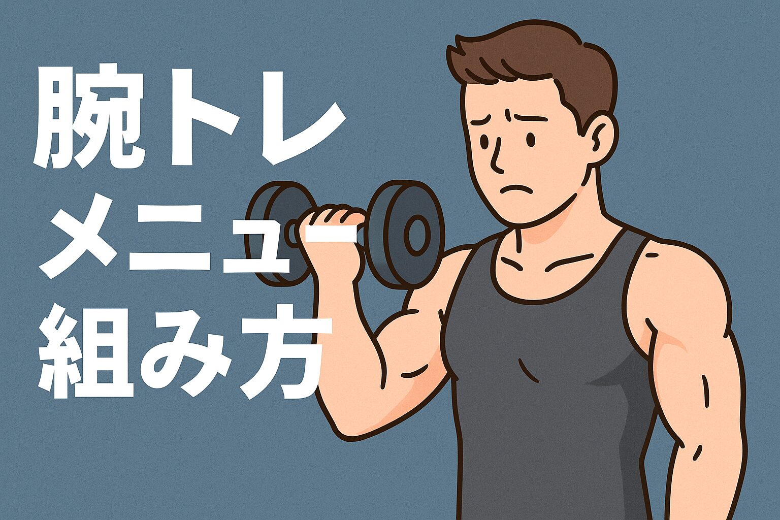 腕トレメニュー組み方