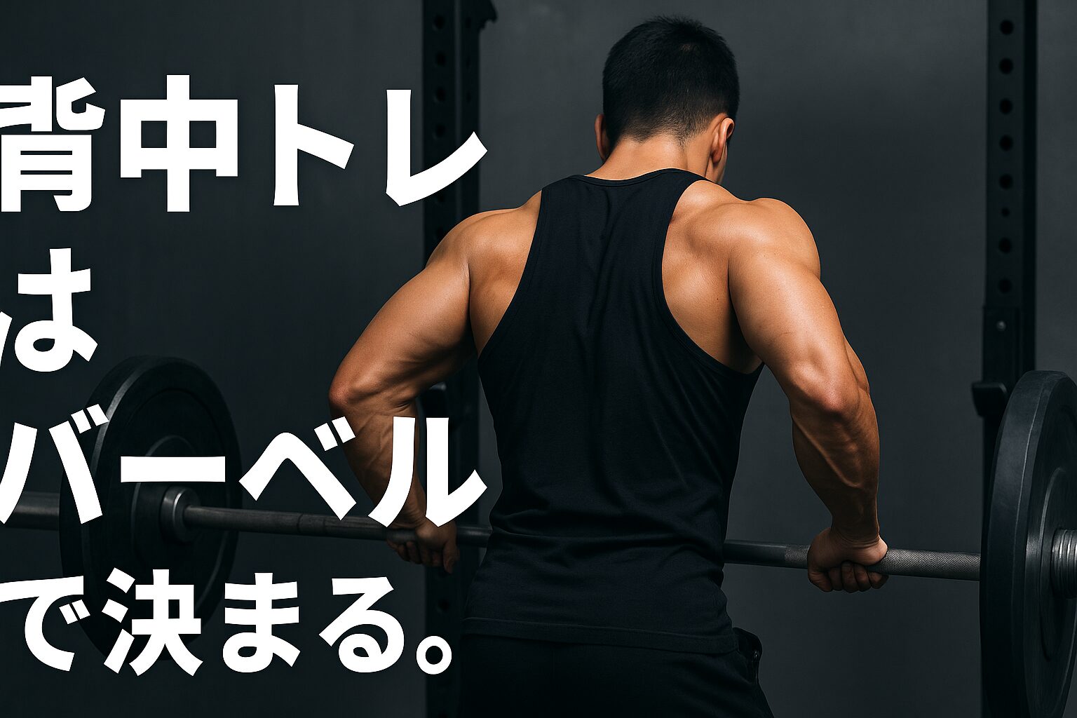 背中トレ　バーベル
