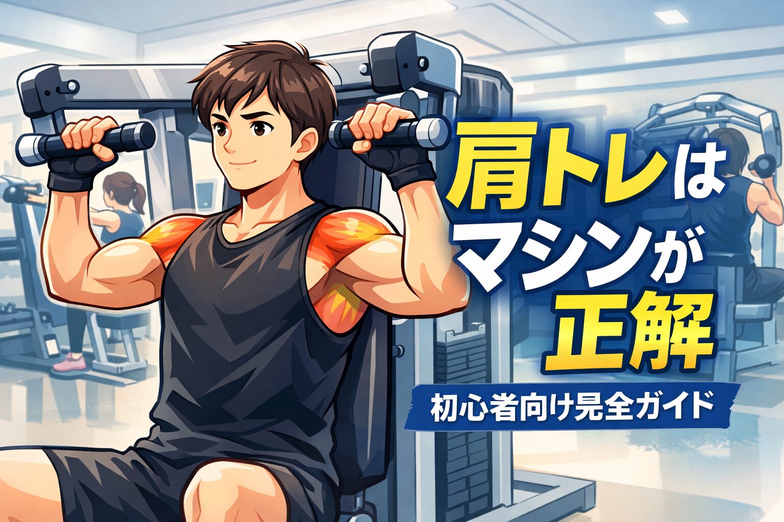 肩トレはマシンが正解